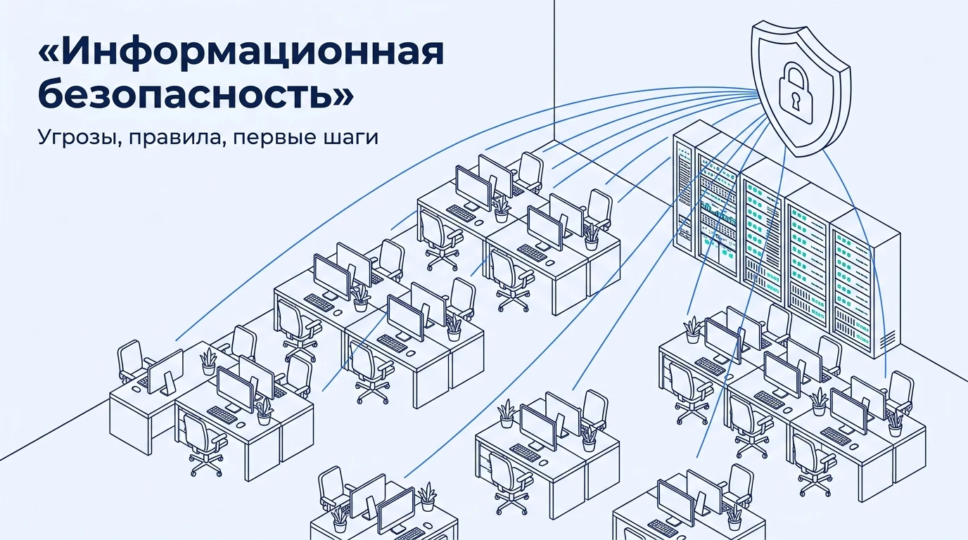 Информационная безопасность в организации: угрозы, правила и первые шаги