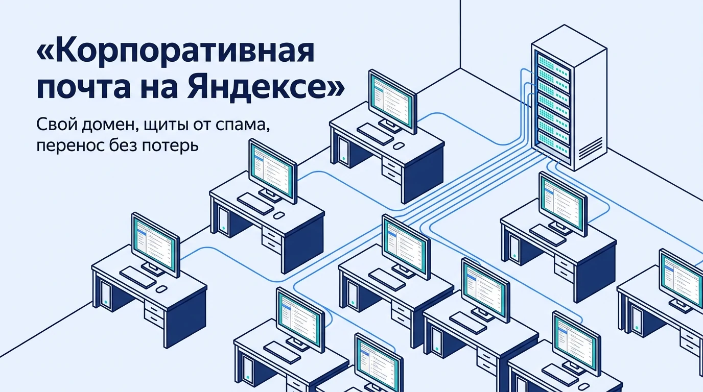 Корпоративная почта на Яндексе: настройка на домене компании