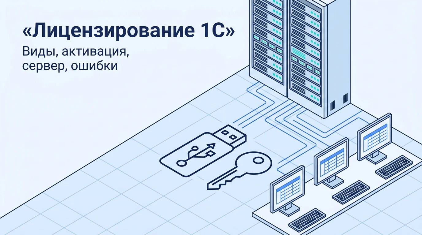 Лицензирование 1С: виды, активация, сервер, ошибки
