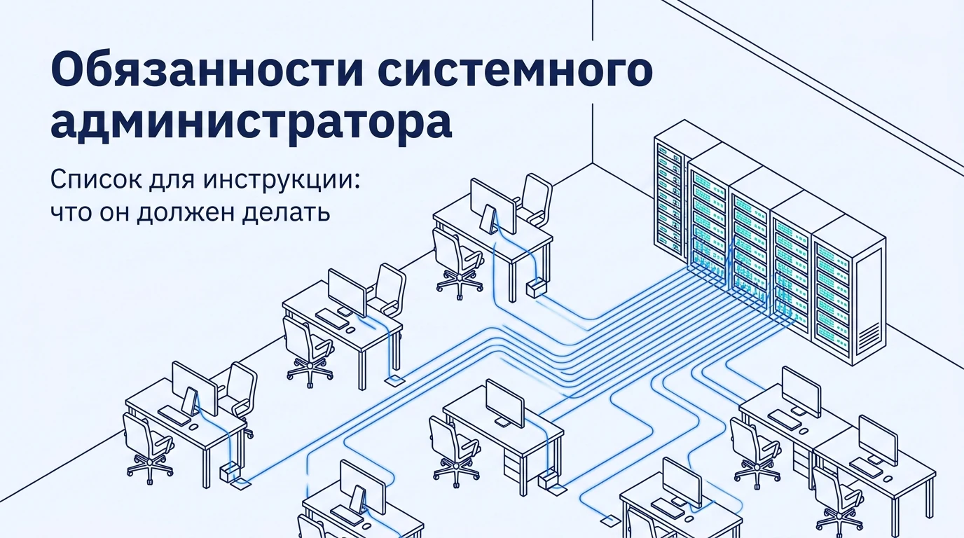 Обязанности системного администратора в организации