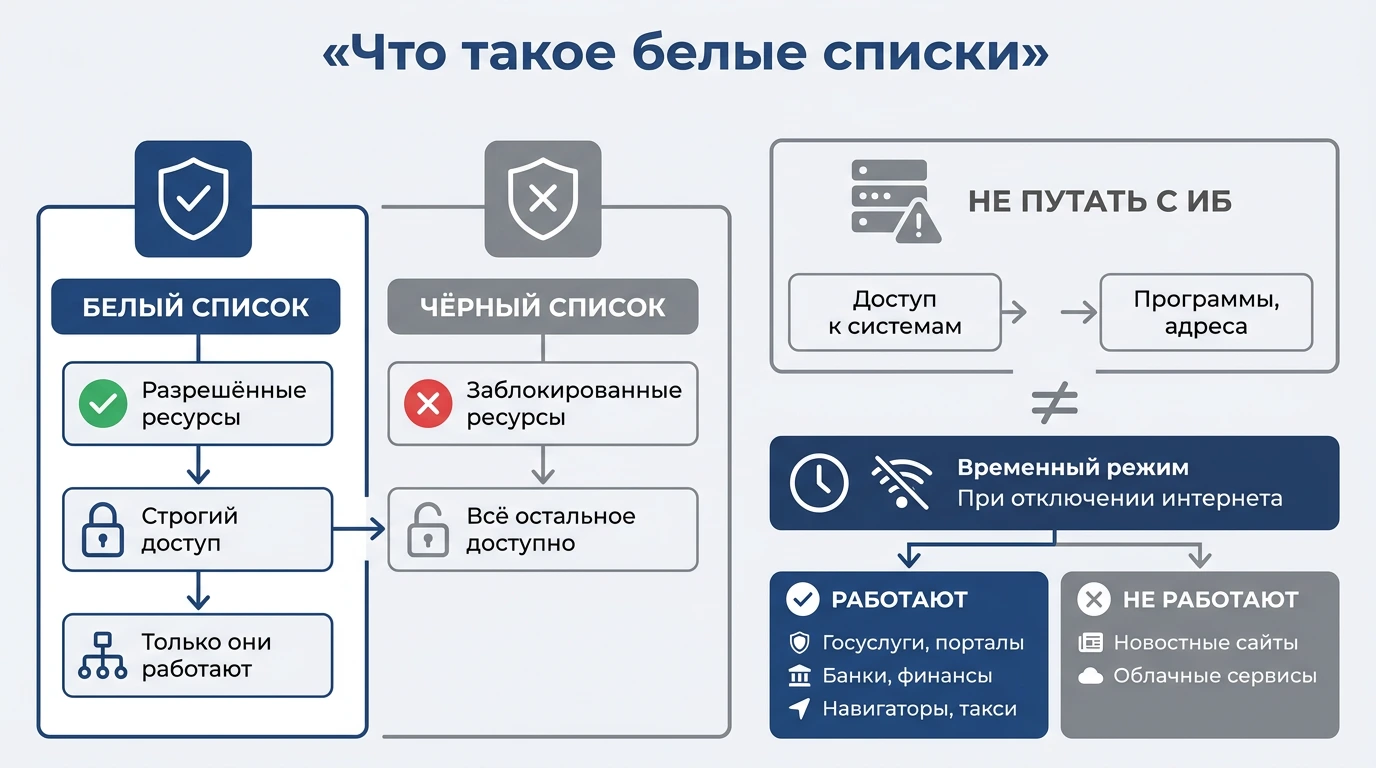 Что такое белые списки и зачем они нужны
