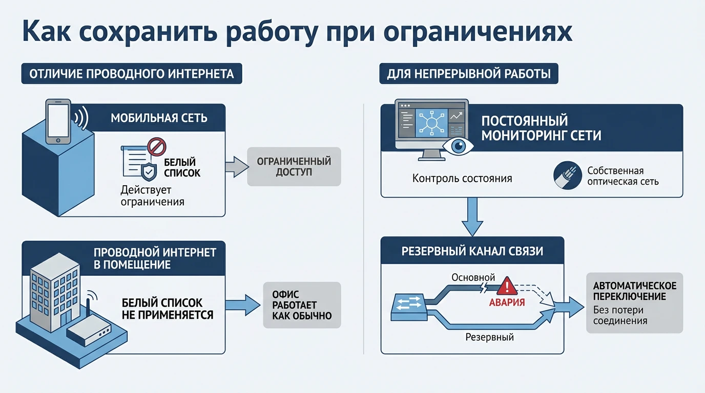 Как сохранить работу при ограничениях