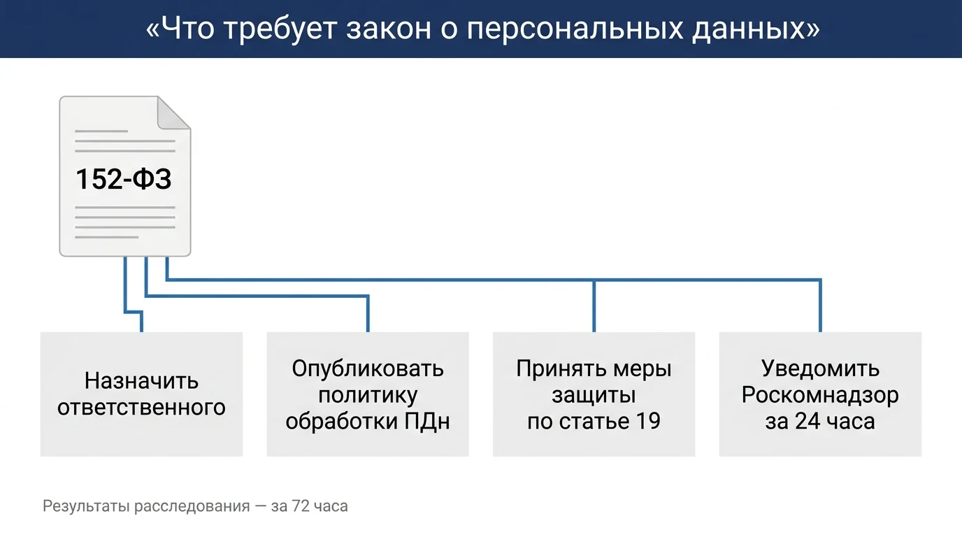Что такое персональные данные и что обязан делать оператор